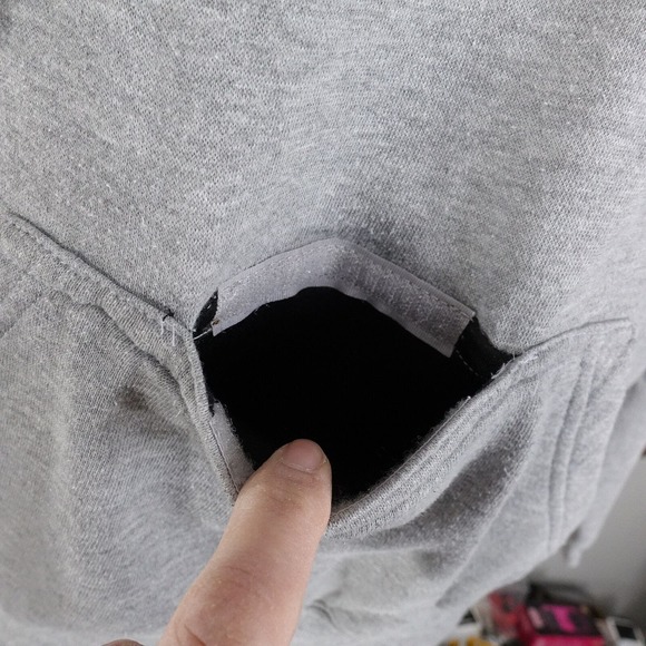 NATURAL LIGHT BEER KOOZIE NATTIE GREY PULLOVER HOODIE SIZE M MEDIUM - Picture 4 of 8